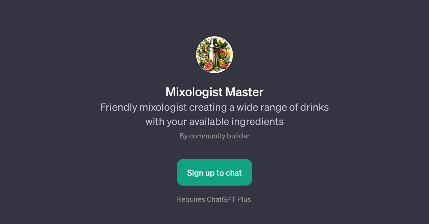 Mixologist Master website