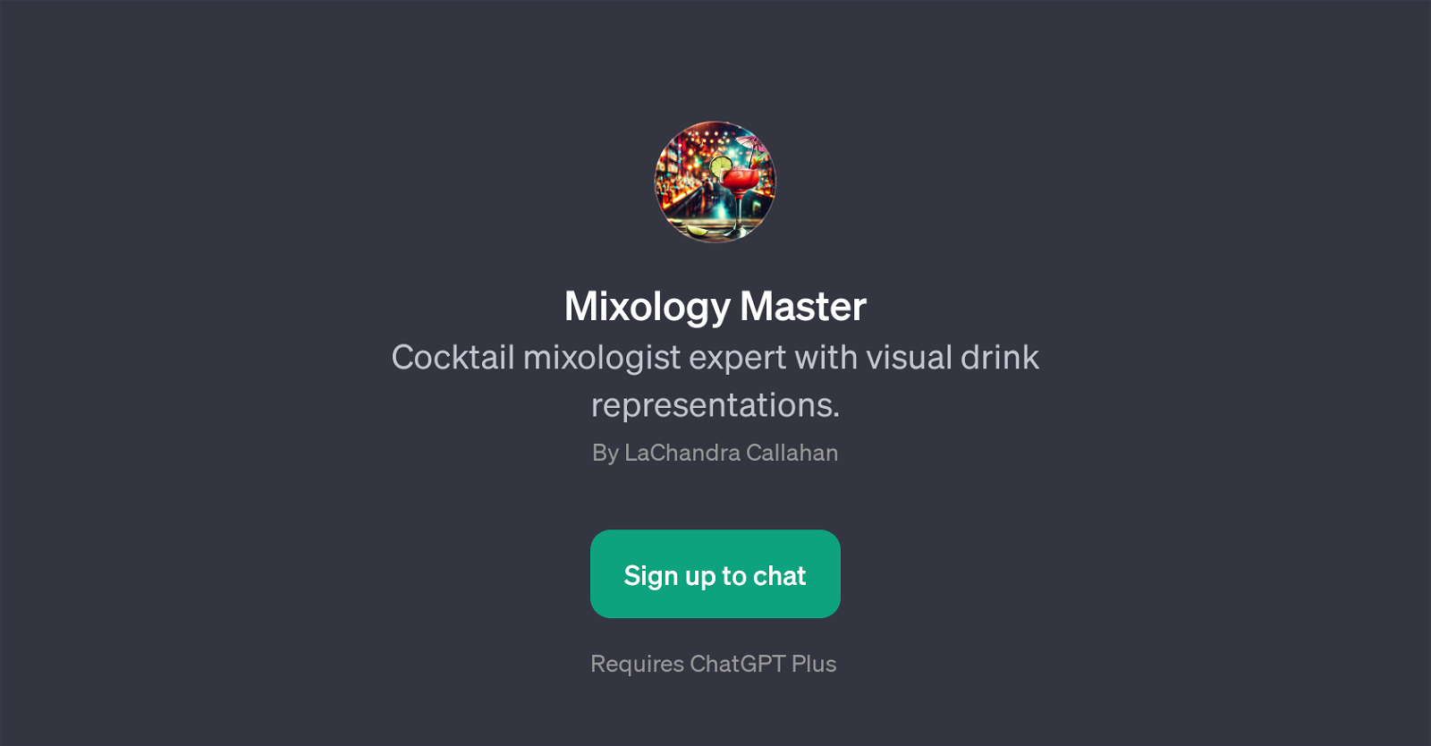 Mixology Master website