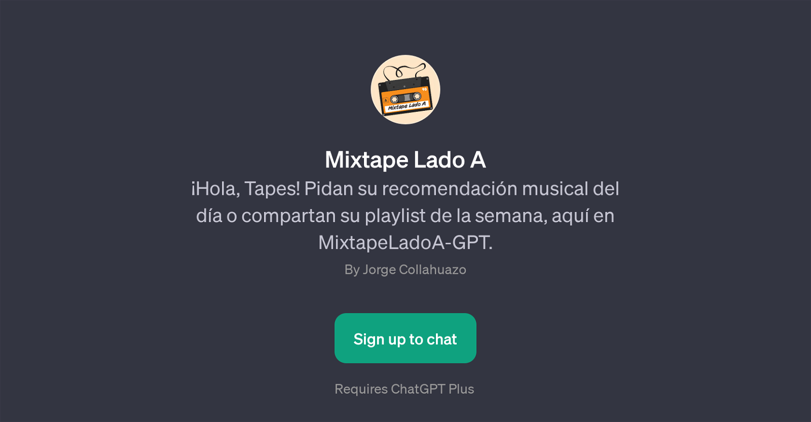 Mixtape Lado A website