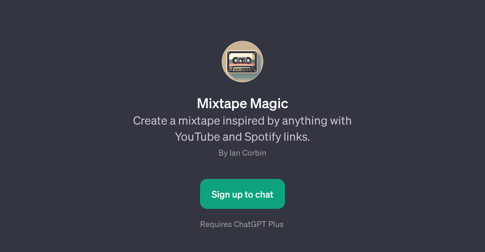 Mixtape Magic website