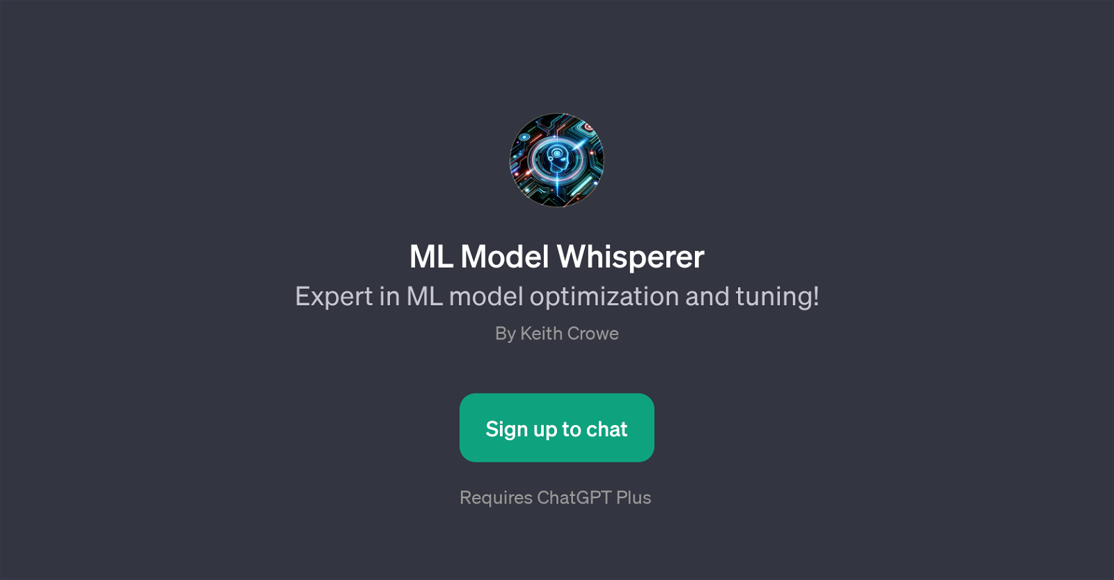 ML Model Whisperer website