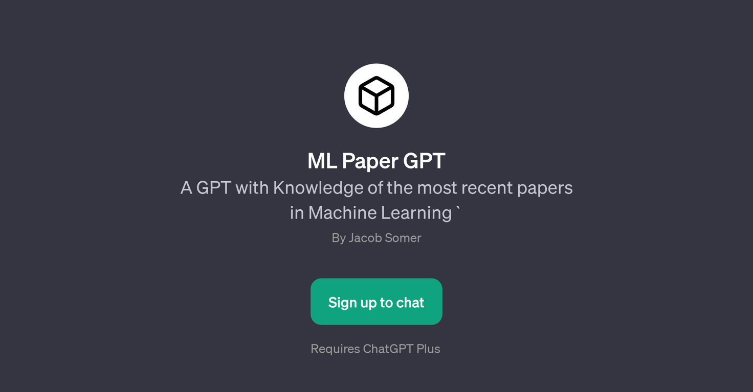 ML Paper GPT website