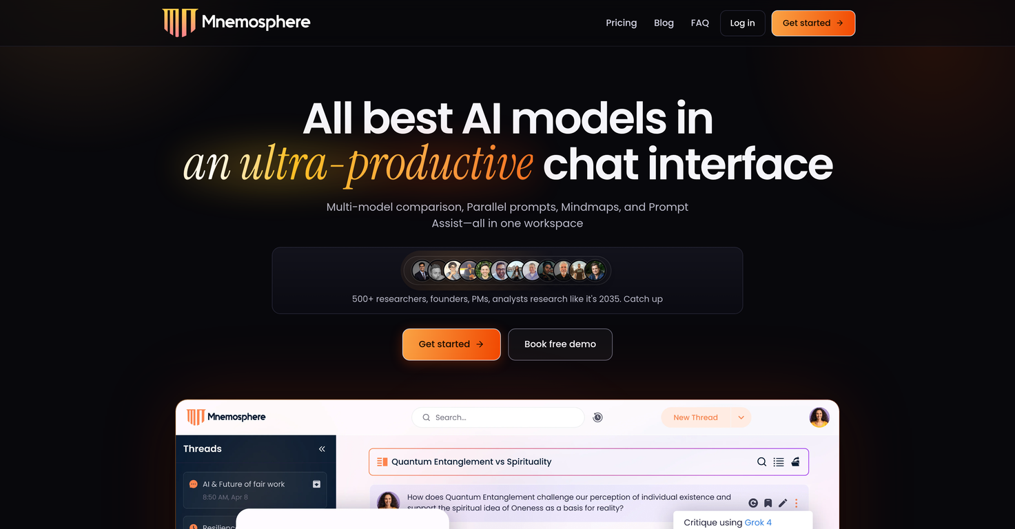 Mnemosphere website