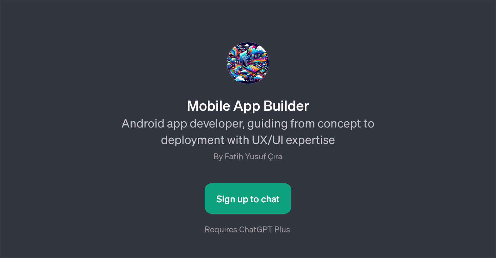 Mobile App Builder GPT website