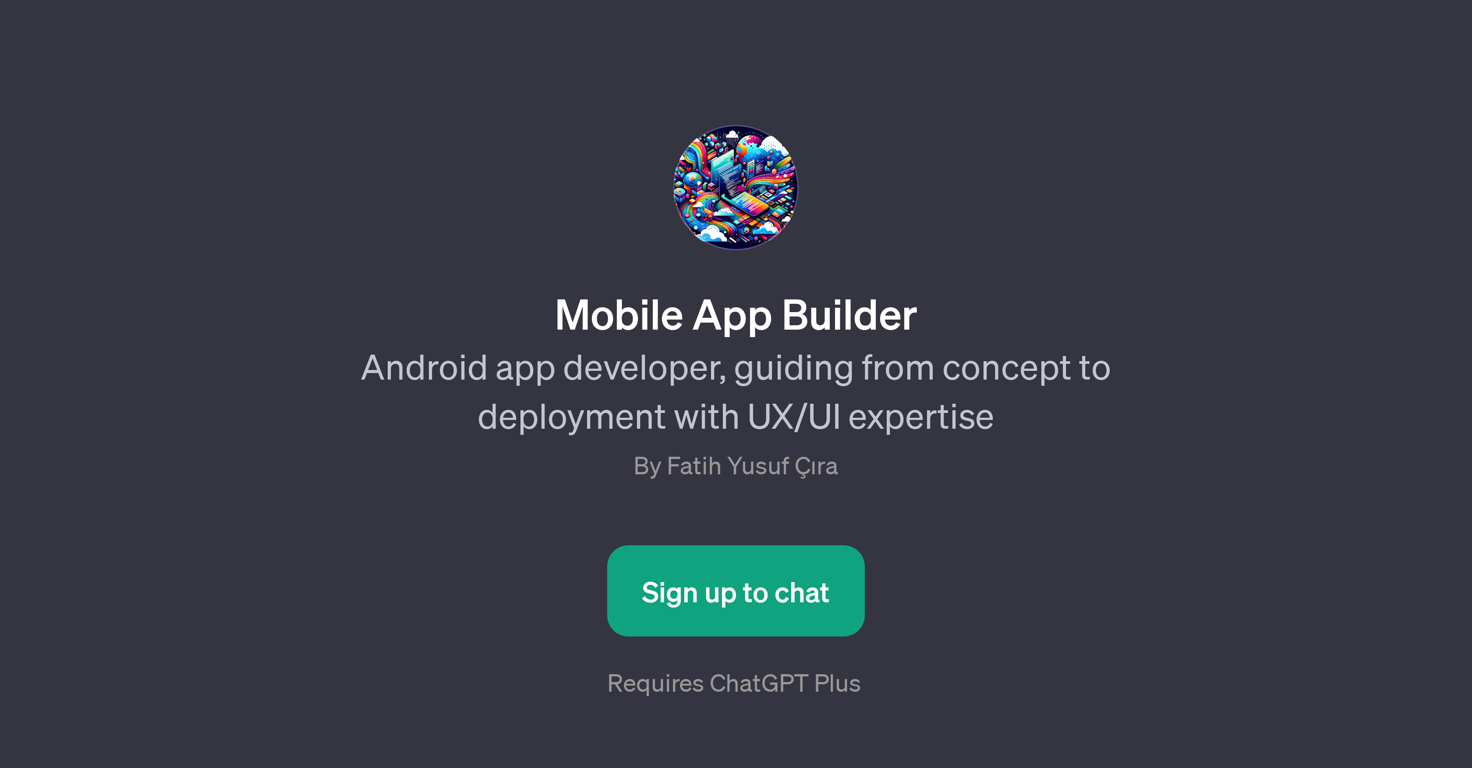 Mobile App Builder GPT website
