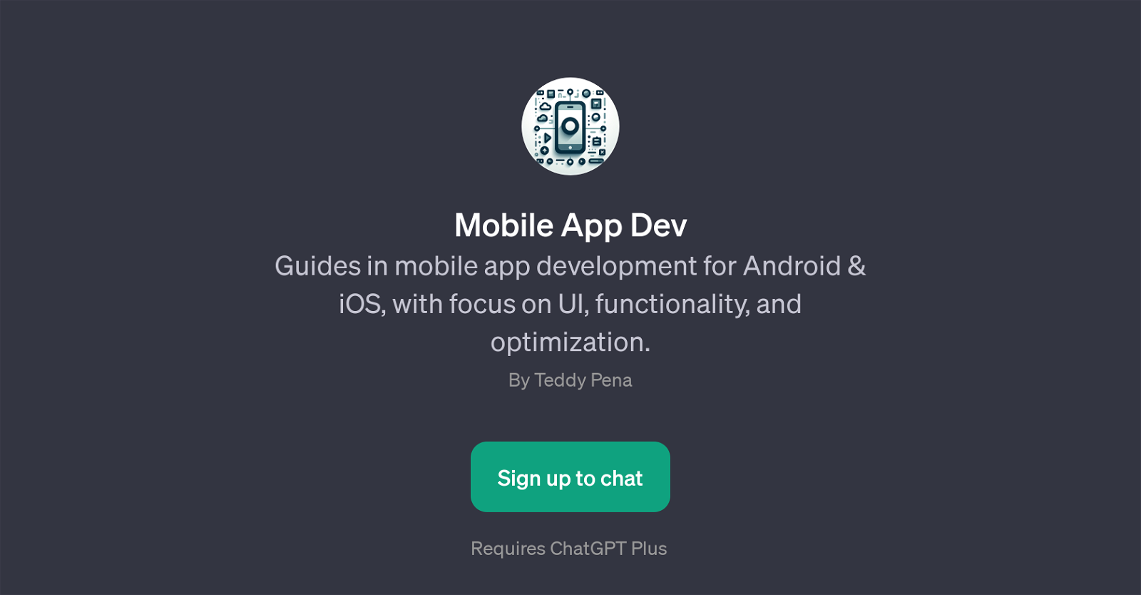 Mobile App Dev GPT website