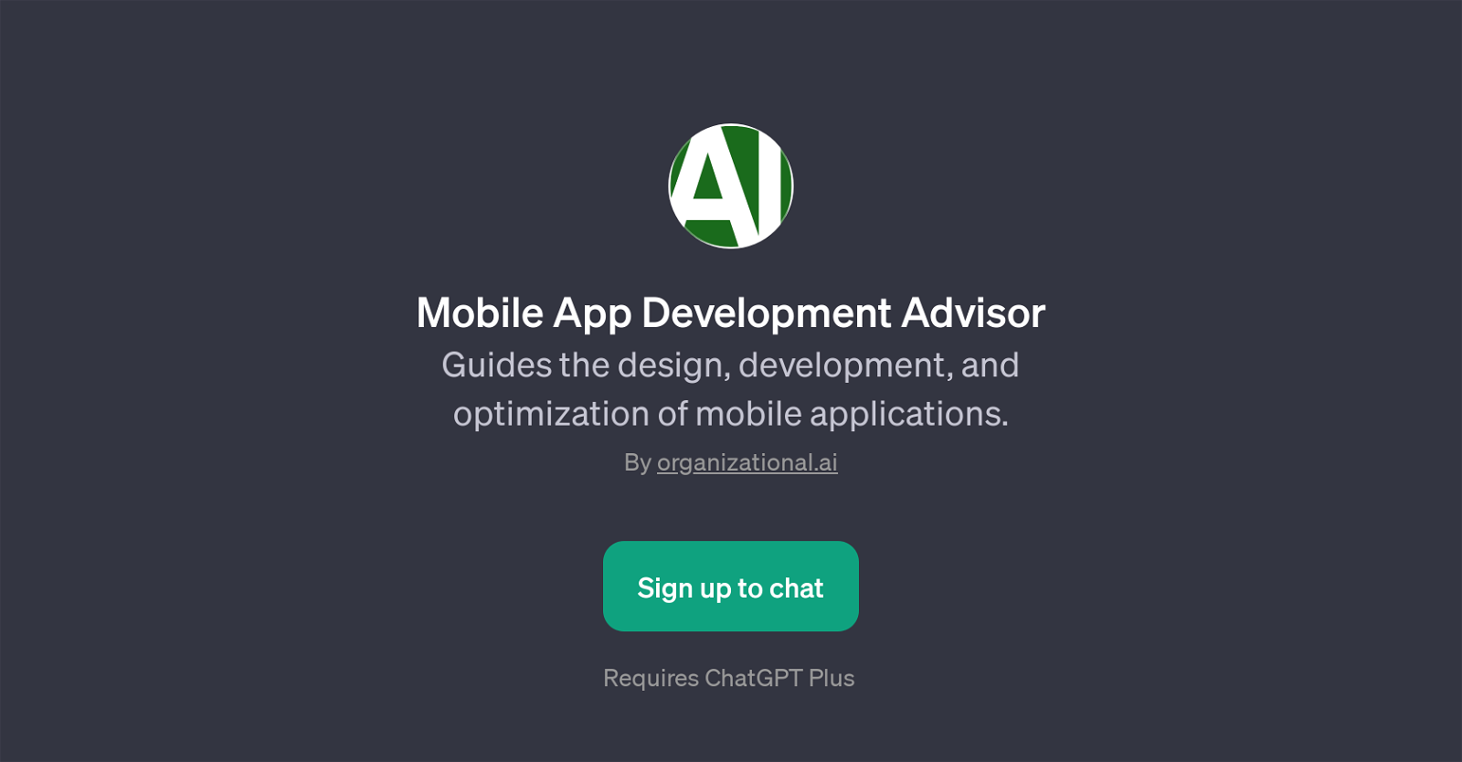 Mobile App Development Advisor website