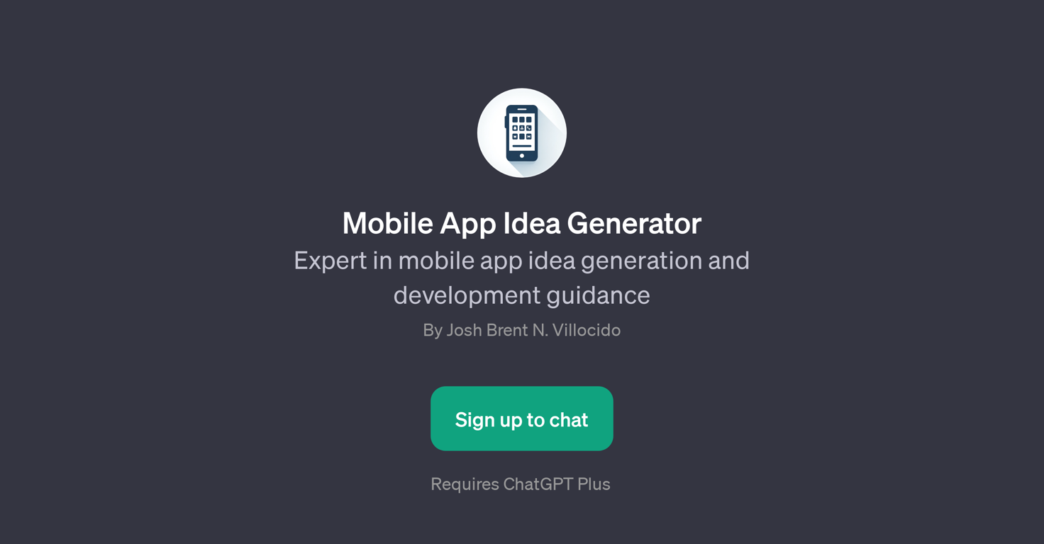 Mobile App Idea Generator website