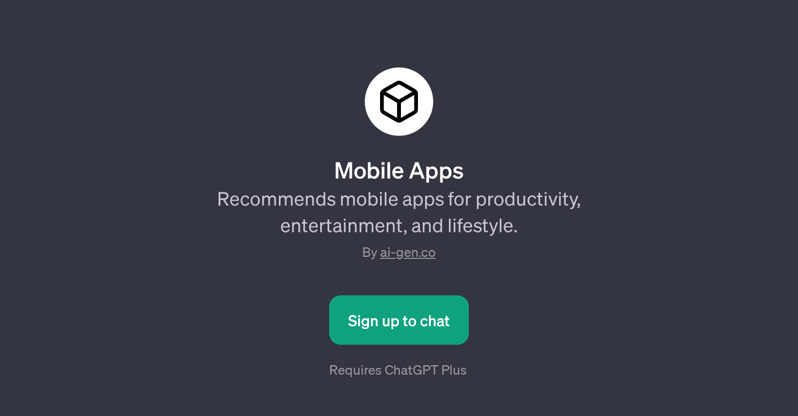 Mobile Apps website