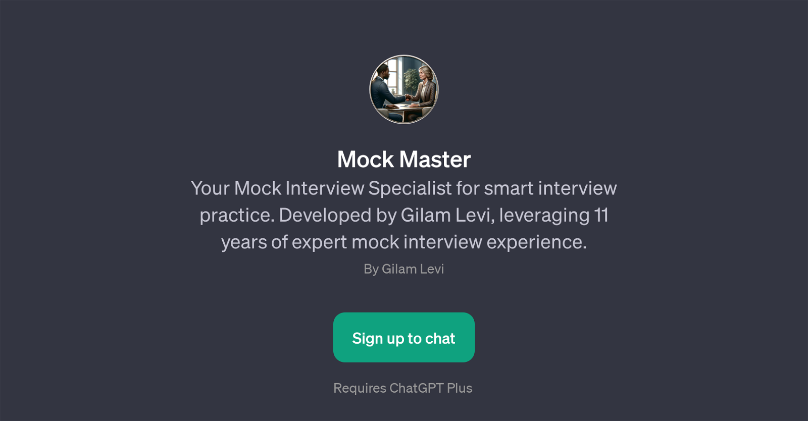 Mock Master website