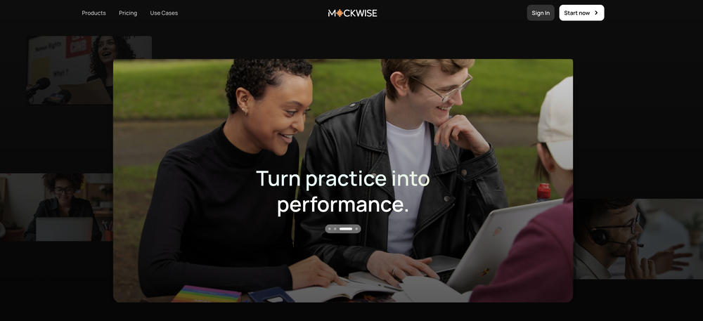 MockWise website