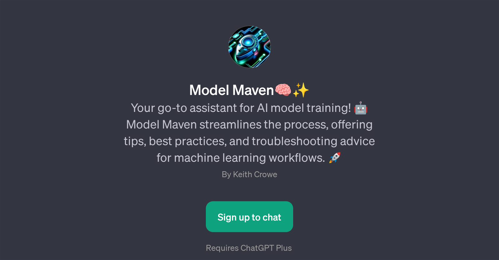 Model Maven website