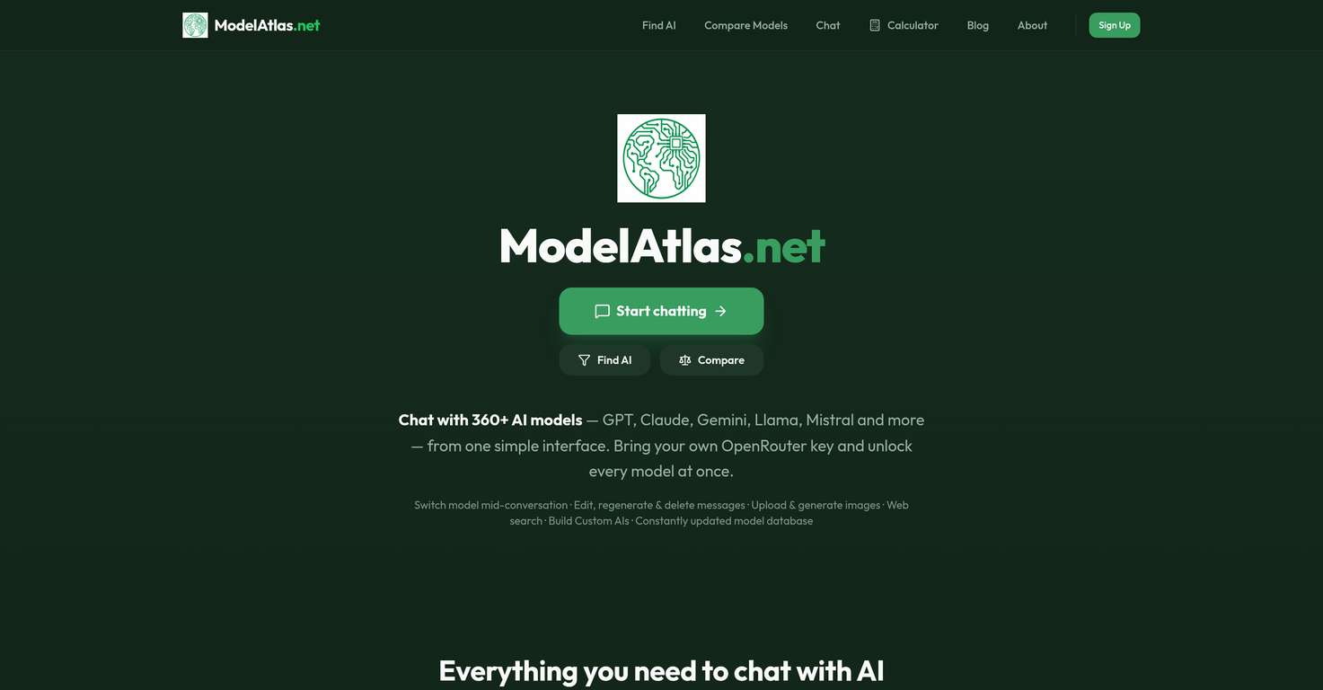 ModelAtlas website