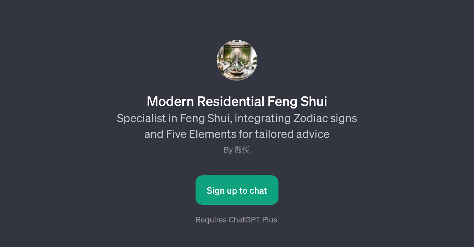 Modern Residential Feng Shui website