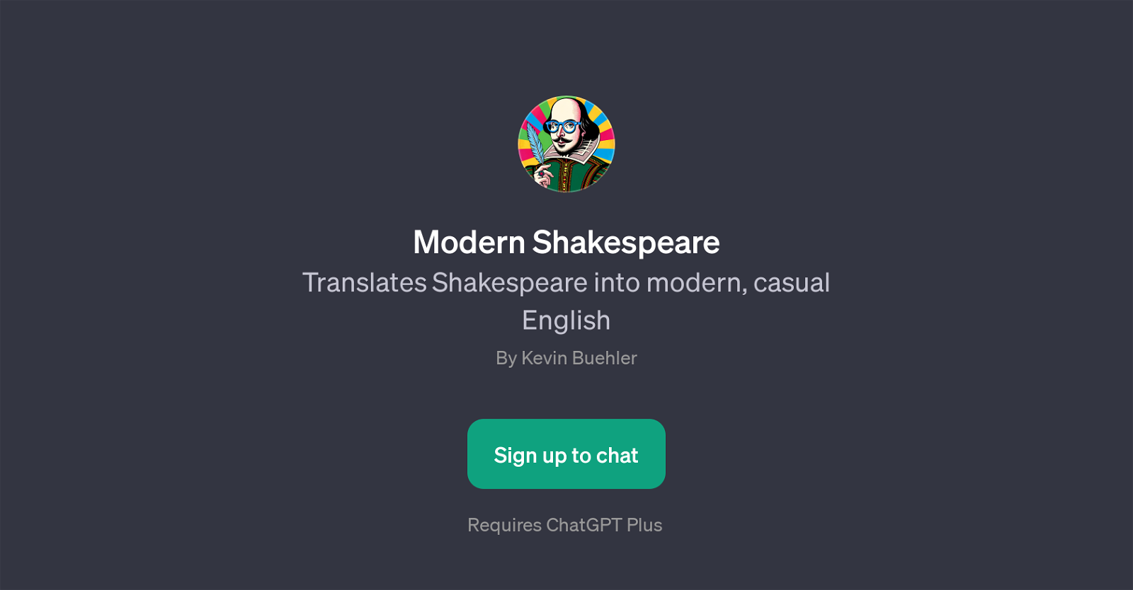 Modern Shakespeare website