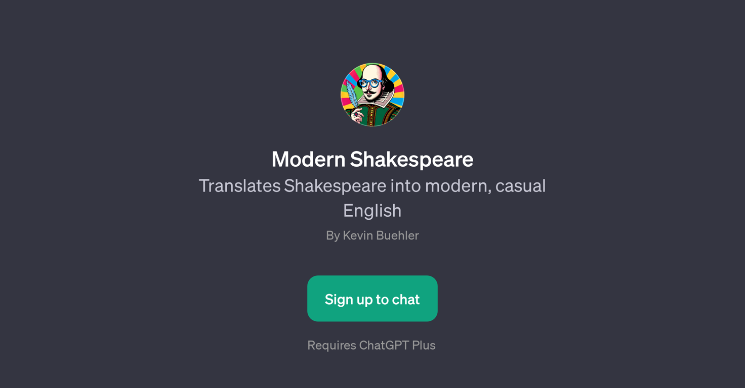 Modern Shakespeare website