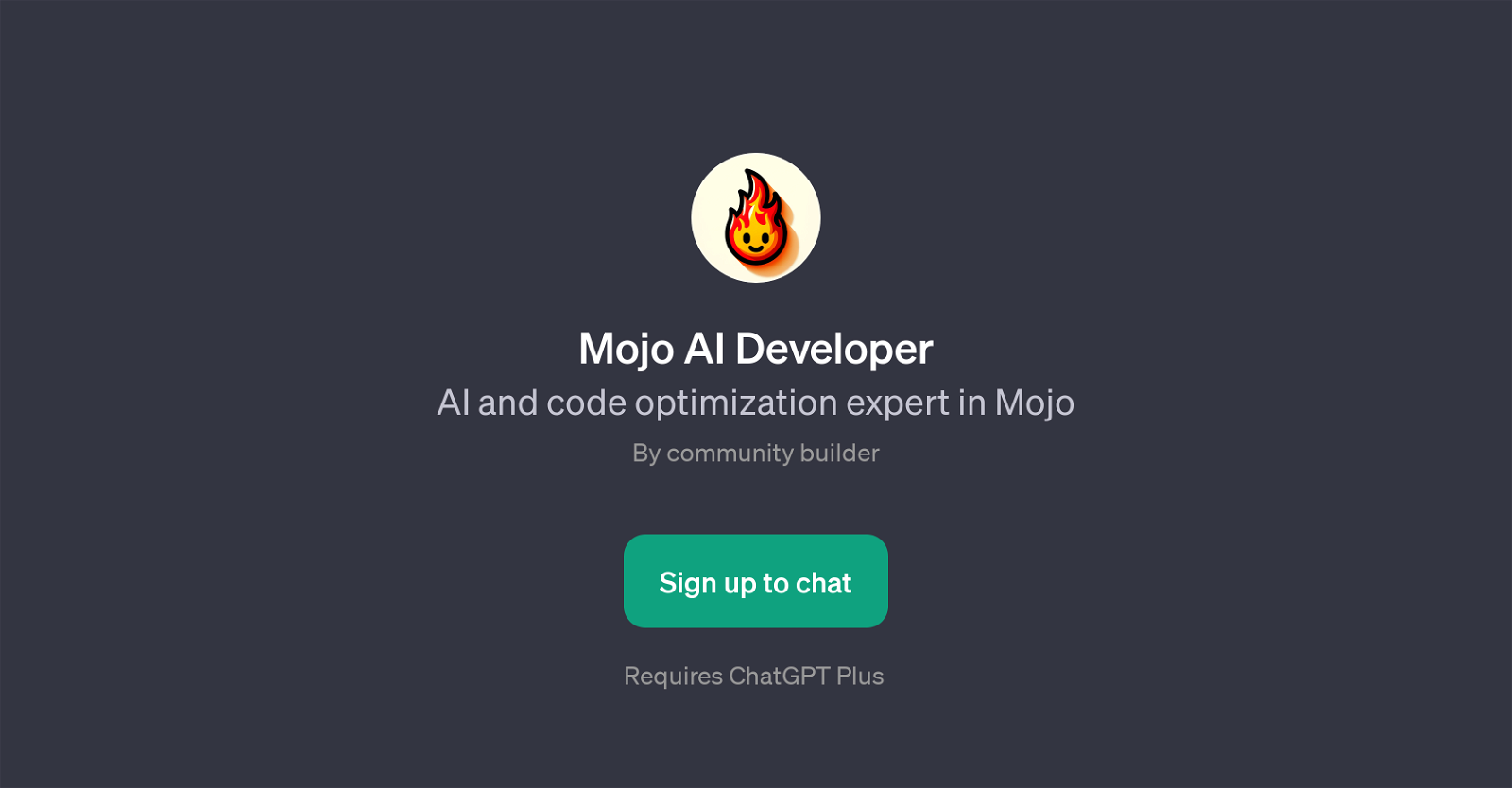 Mojo AI Developer website