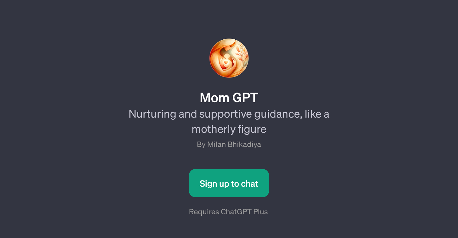 Mom GPT website
