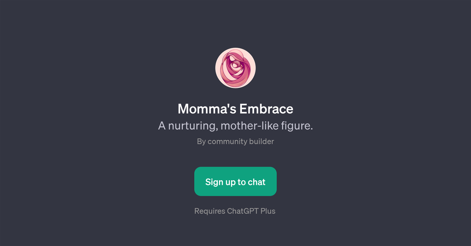 Momma's Embrace website