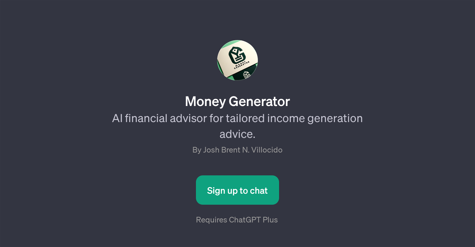 Money Generator website