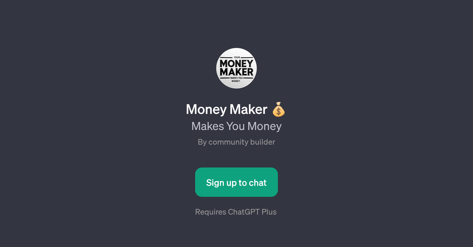 Money Maker website