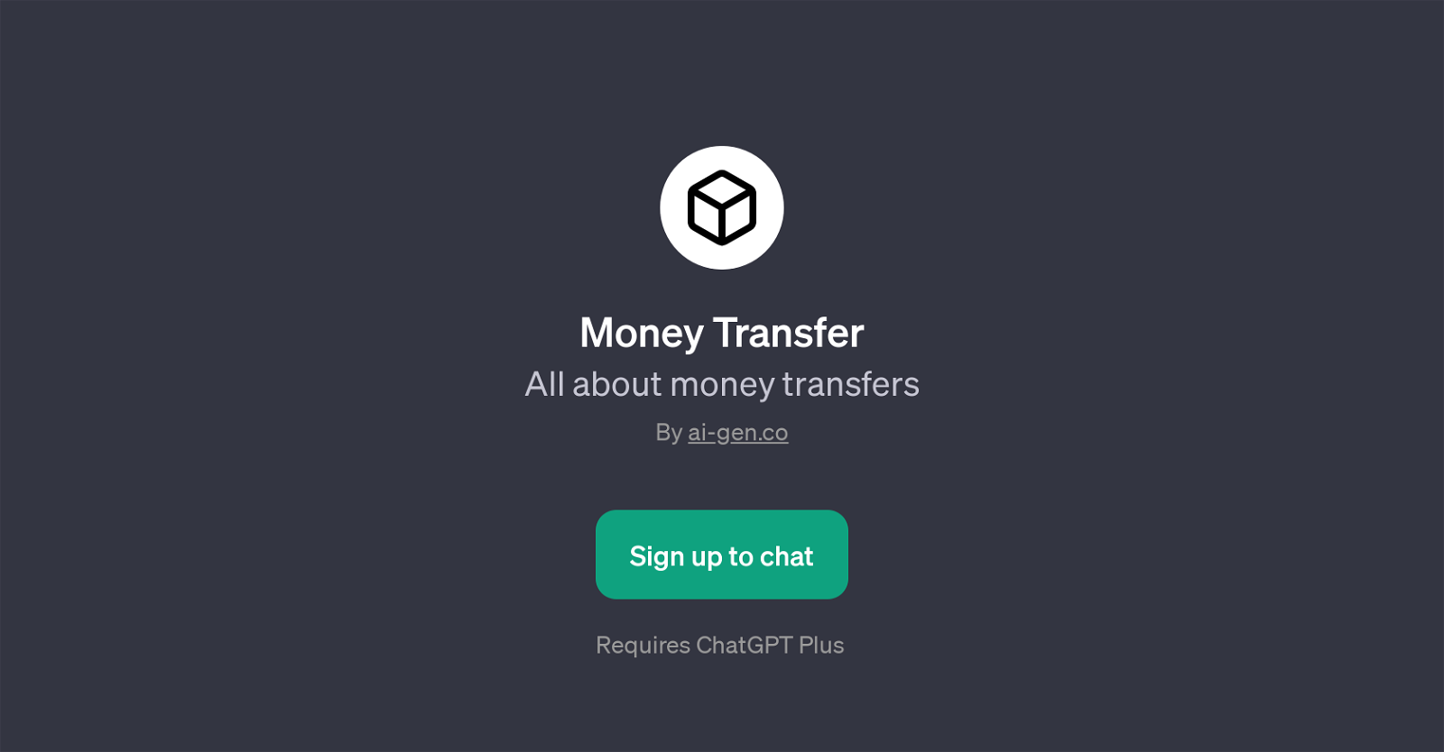 Money Transfer GPT website