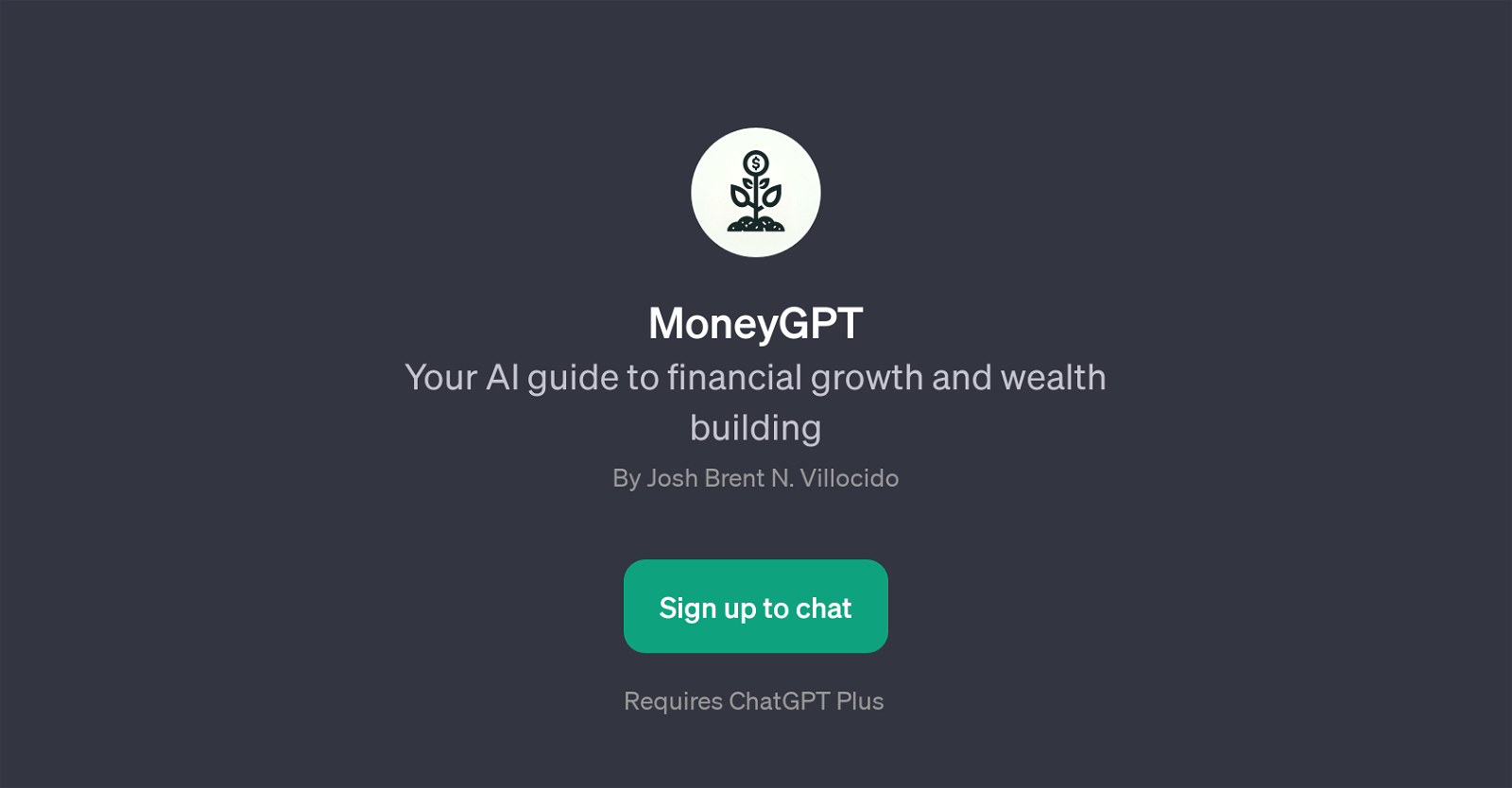 MoneyGPT website