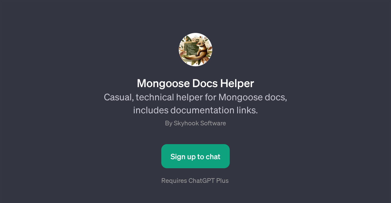 Mongoose Docs Helper website