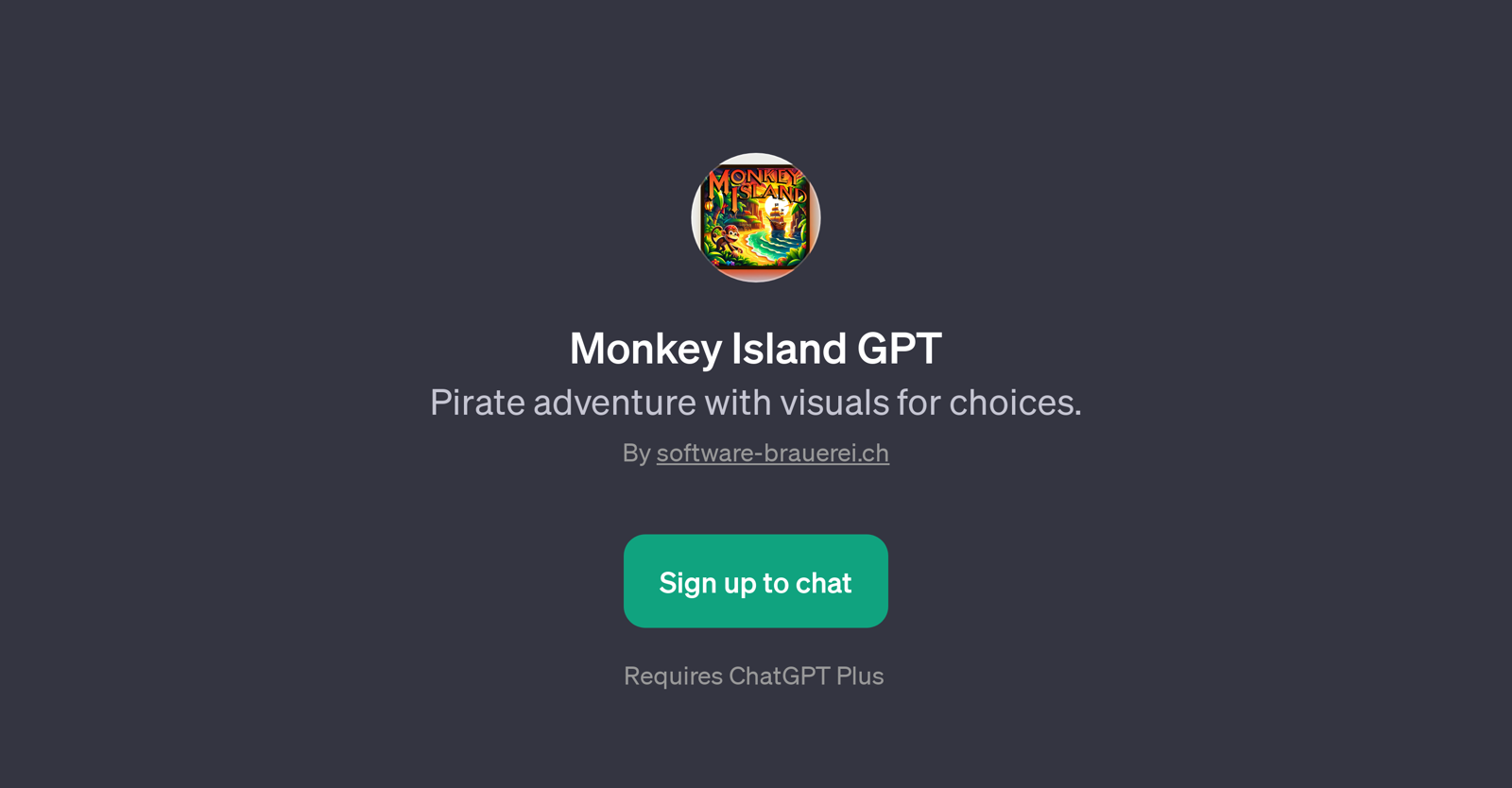 Monkey Island GPT website