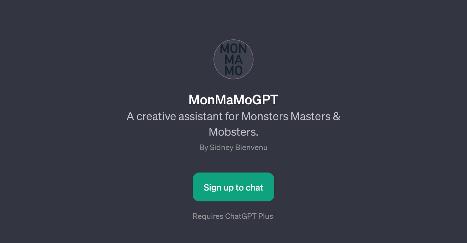 MonMaMoGPT website