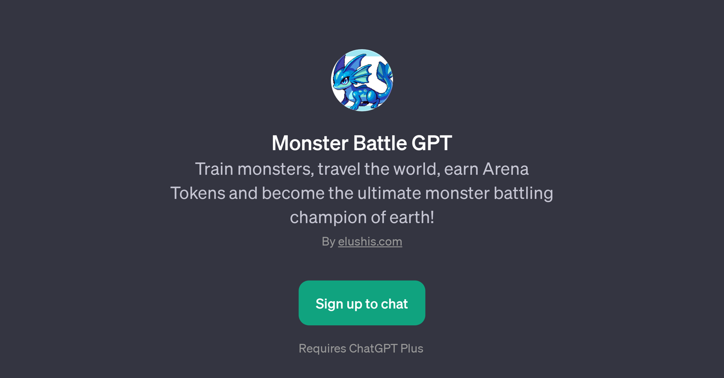 Monster Battle GPT website