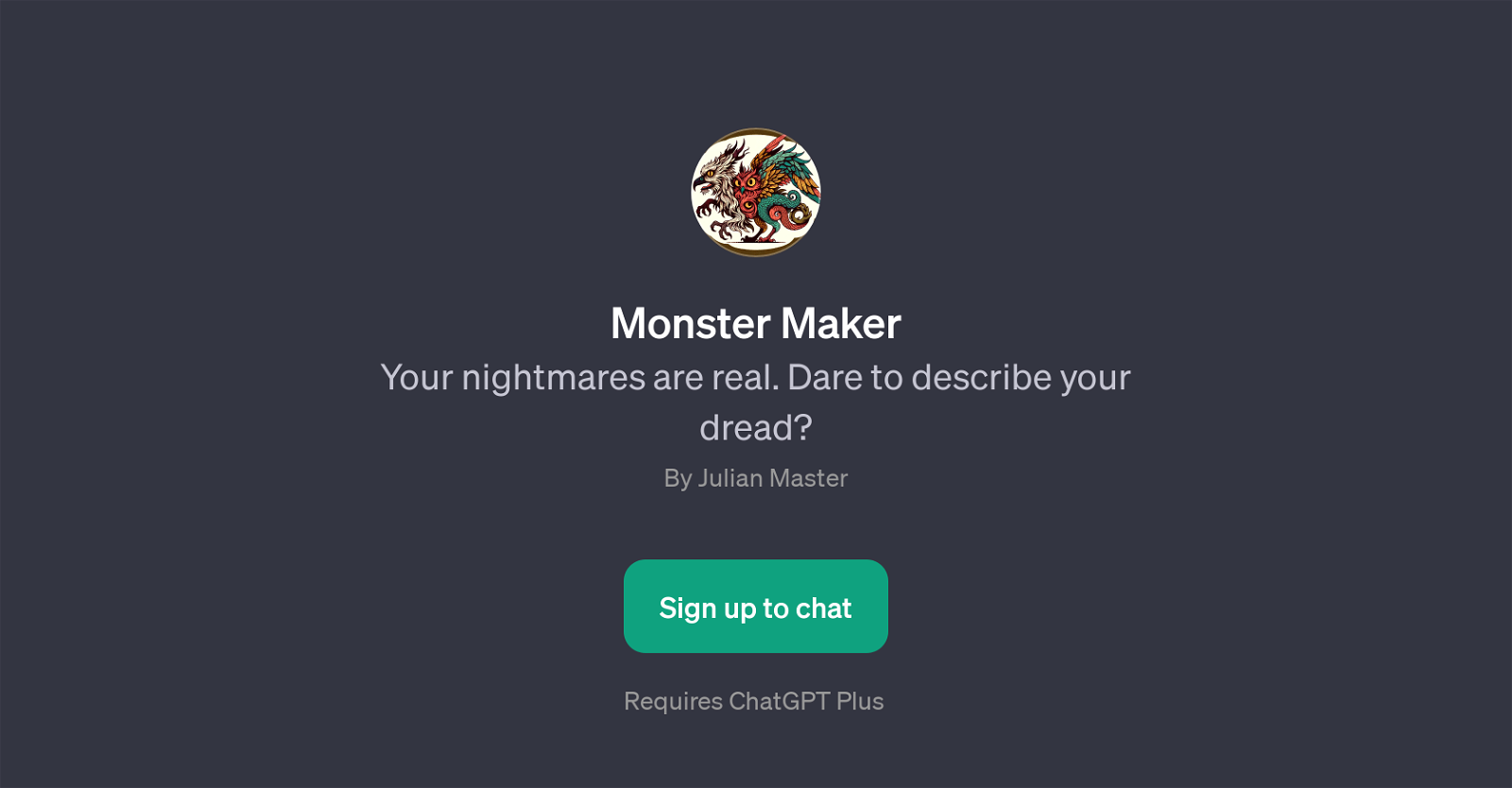 Monster Maker website