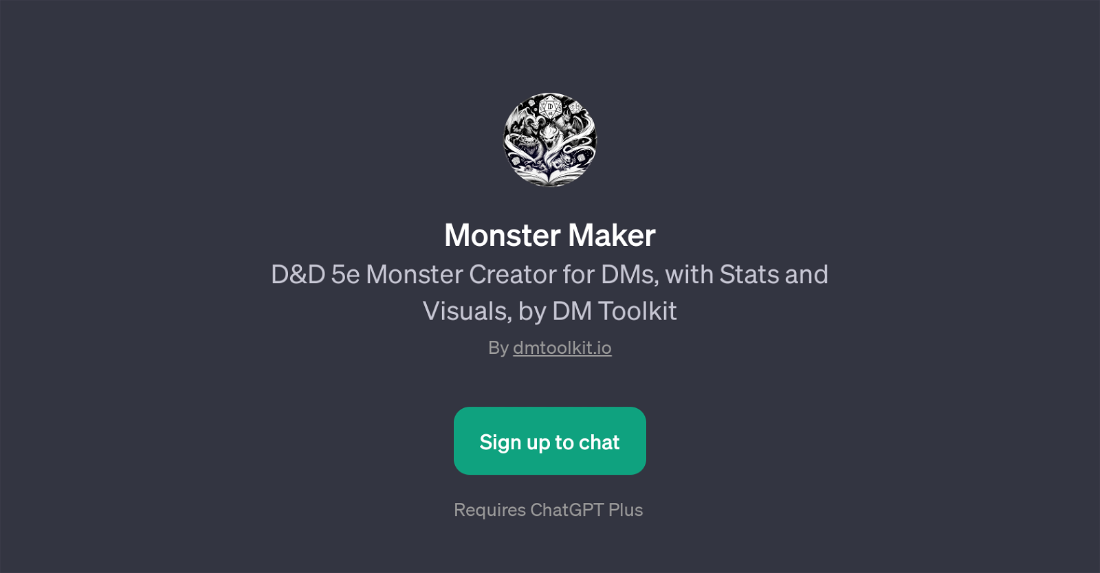 Monster Maker website