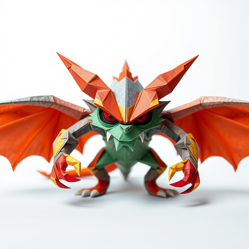 monster origami char website