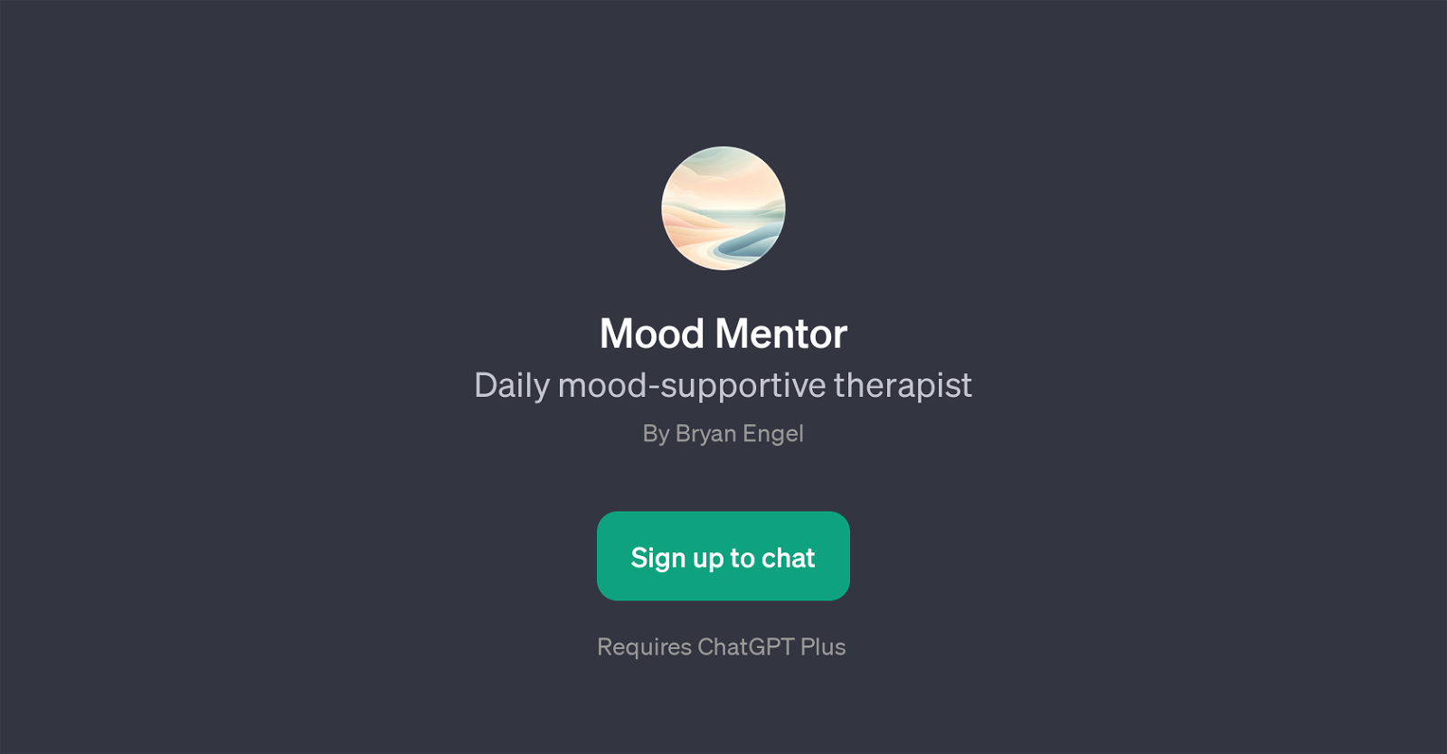 Mood Mentor website