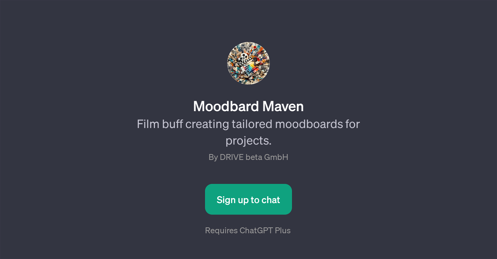 Moodbard Maven website
