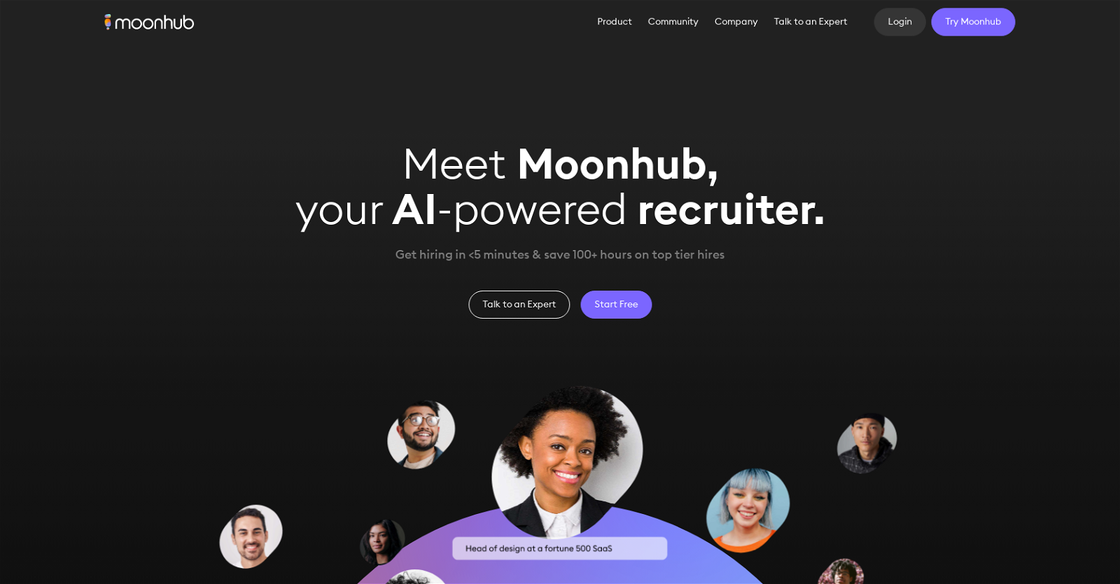 Moonhub website