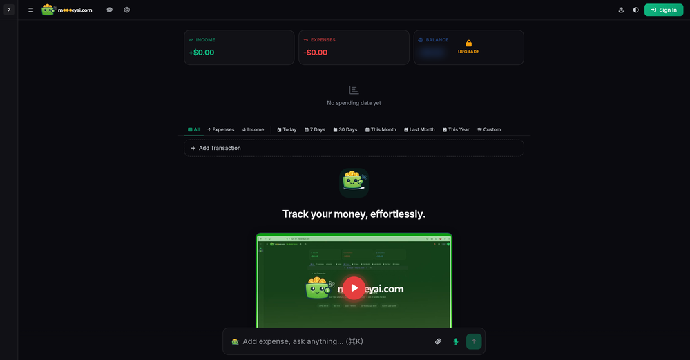 Moooney AI website