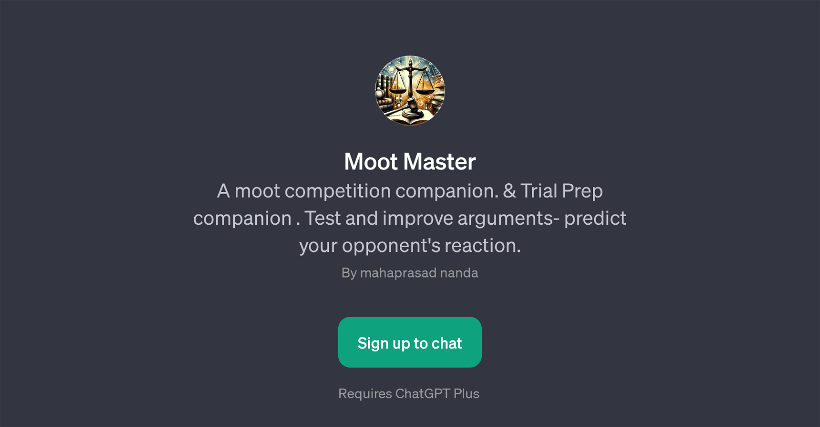 Moot Master website