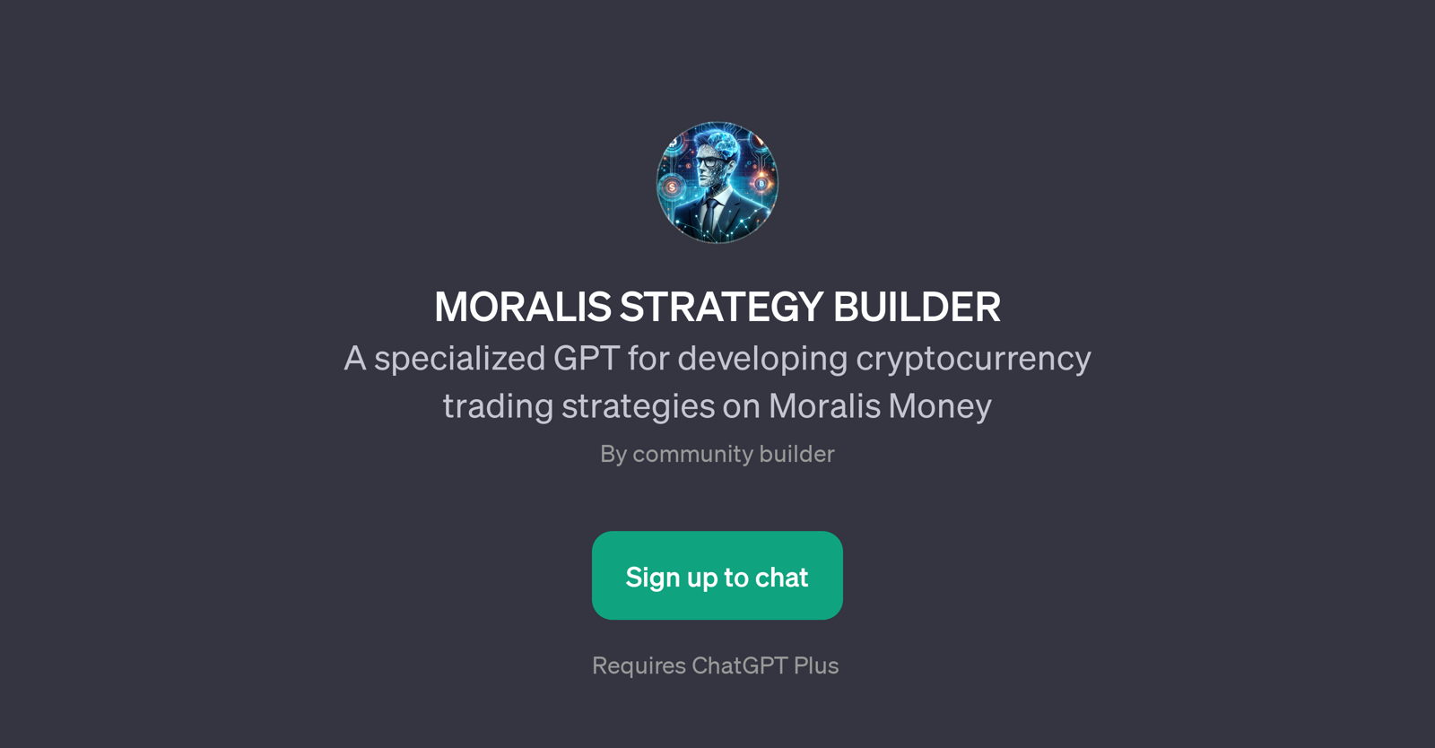 MORALIS STRATEGY BUILDER website