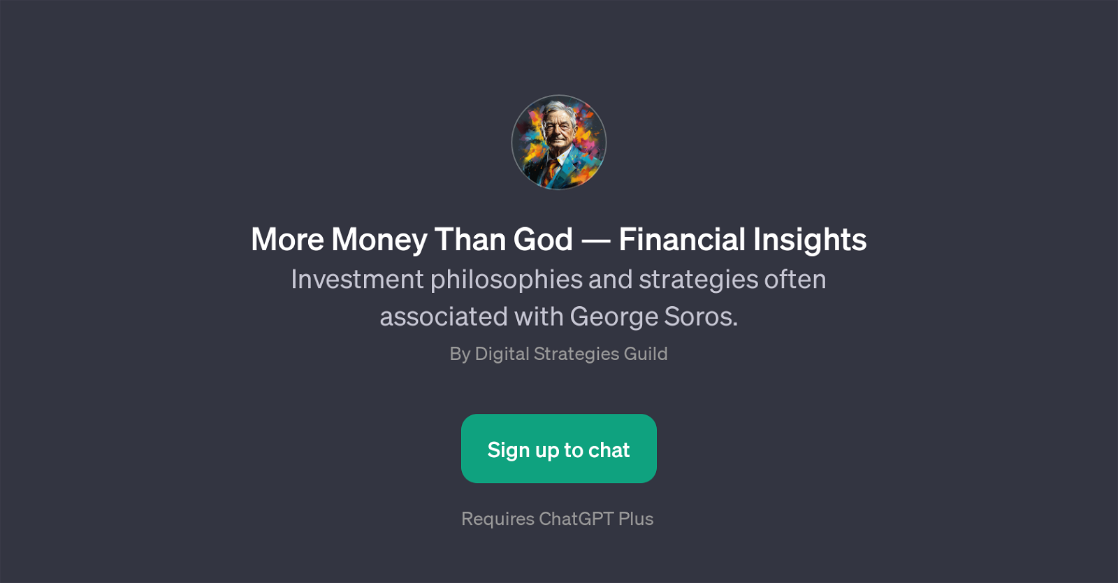 More Money Than God  Financial Insights website