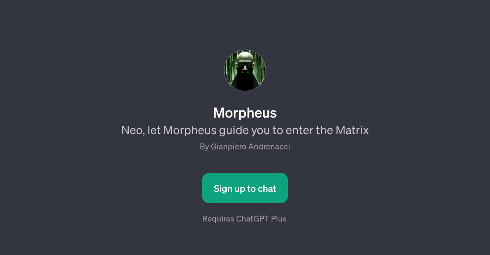 Morpheus website