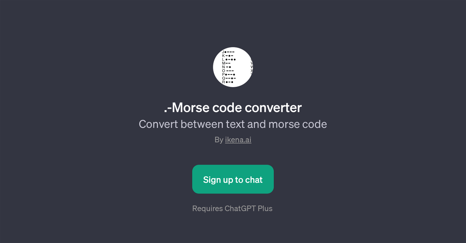 .-Morse code converter website