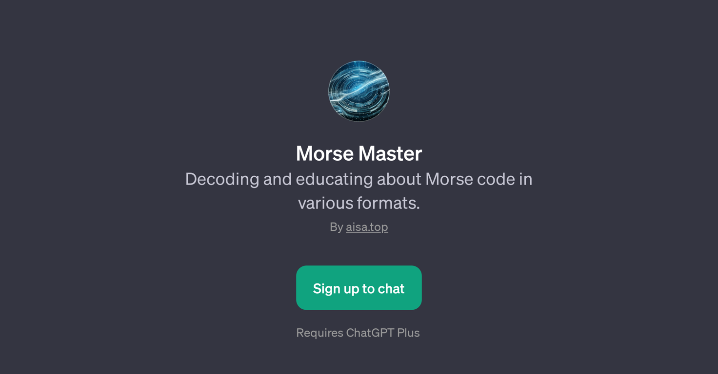 Morse Master website