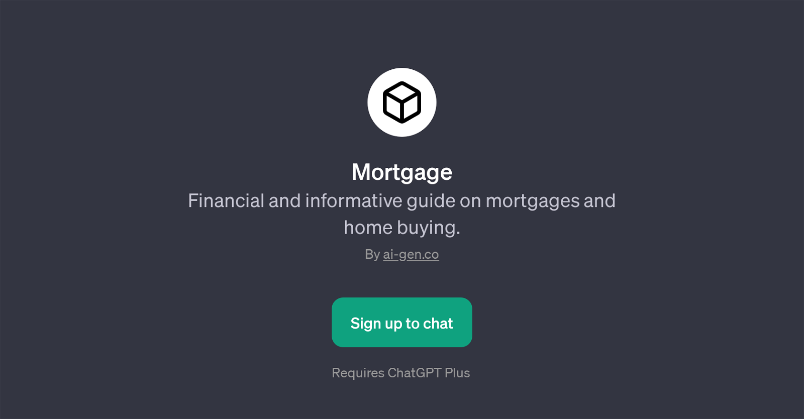 Mortgage website