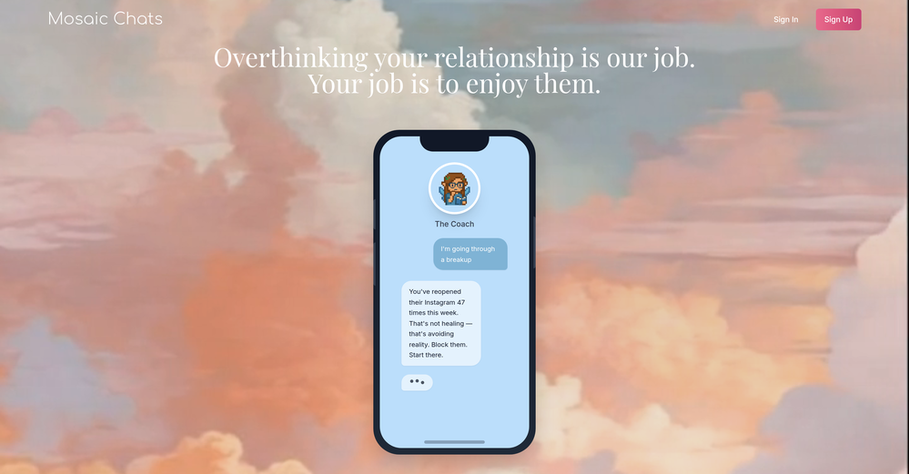 Mosaic AI Chat Analyzer website