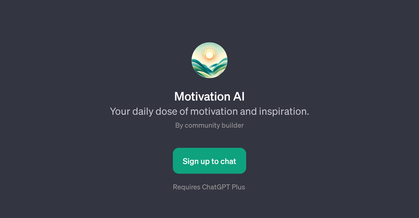 Motivation AI website