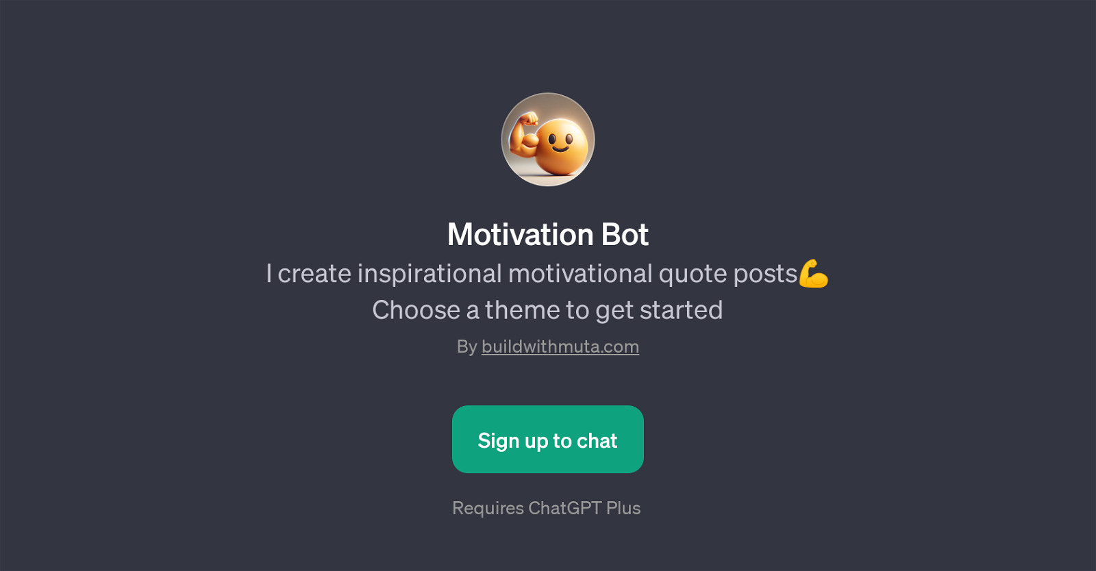 Motivation Bot website