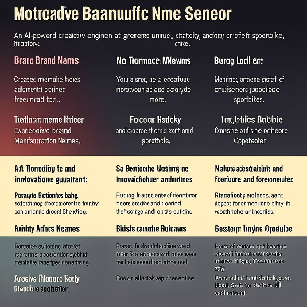 motorcycle  brand manufac names gener website