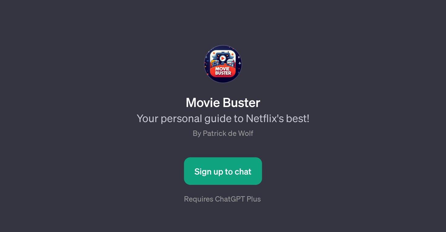 Movie Buster website